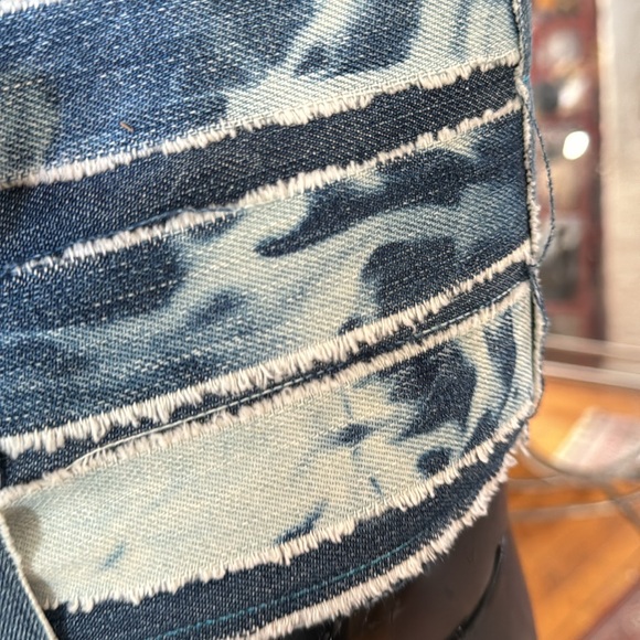 Repurposed denim belt/ cumberbund - Picture 2 of 6